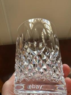 2 WATERFORD CRYSTAL Ballybay Double Old-Fashioned 12 oz. Flat Tumblers IRELAND
