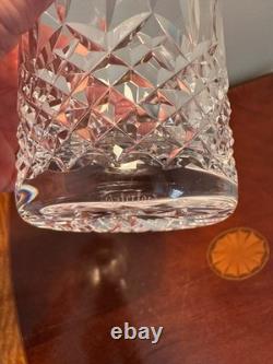 2 WATERFORD CRYSTAL Ballybay Double Old-Fashioned 12 oz. Flat Tumblers IRELAND