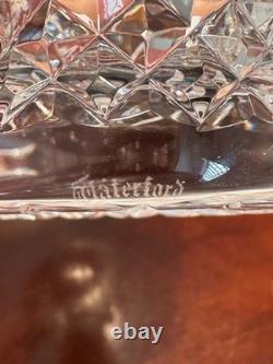 2 WATERFORD CRYSTAL Ballybay Double Old-Fashioned 12 oz. Flat Tumblers IRELAND