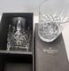 2 WATERFORD CRYSTAL LISMORE DOUBLE OLD FASHIONED GLASSES 12 OZ With STORAGE BOX