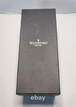 2 WATERFORD CRYSTAL LISMORE DOUBLE OLD FASHIONED GLASSES 12 OZ With STORAGE BOX