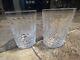 2 WATERFORD Crystal COLLEEN 4 3/8 DOUBLE OLD FASHIONED TUMBLERS 12 oz