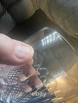 2 WATERFORD Crystal COLLEEN 4 3/8 DOUBLE OLD FASHIONED TUMBLERS 12 oz