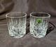 (2) WATERFORD Crystal MOURNE Double Old Fashioned Whiskey Glasses MINT Retir