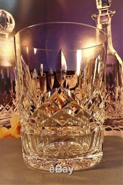 2 Waterford Crystal 12 ozs LISMORE Double Old Fashioned Tumblers 549/851