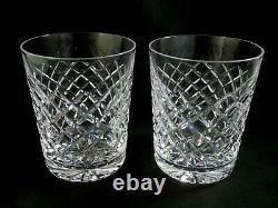 2 Waterford Crystal 4 1/4 DOF Double Old Fashioned Comeragh old mark QTY Avail