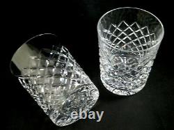 2 Waterford Crystal 4 1/4 DOF Double Old Fashioned Comeragh old mark QTY Avail