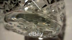 2 Waterford Crystal Araglin Double Old Fashioned Glasses 4 3/8