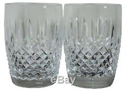 2 Waterford Crystal Castlemaine Glasses High Ball Double Old Fashioned Tumblers