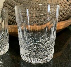 2 Waterford Crystal Colleen 4 3/8 Double Old Fashioned Tumblers Ireland XLNT