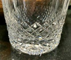 2 Waterford Crystal Colleen 4 3/8 Double Old Fashioned Tumblers Ireland XLNT