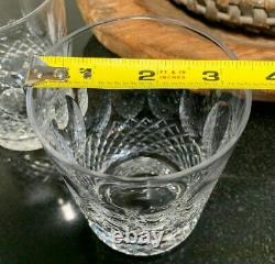 2 Waterford Crystal Colleen 4 3/8 Double Old Fashioned Tumblers Ireland XLNT