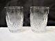 2 Waterford Crystal Colleen Double Old Fashioned 12 oz Flat Tumbler Glass 4.5