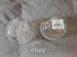 2 Waterford Crystal Dorrance Double Old Fashioned Glass DOF