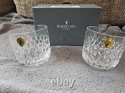 2 Waterford Crystal Dorrance Double Old Fashioned Glass DOF