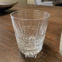 (2) Waterford Crystal Glenmore Old Fashioned Glass 764291 beautiful