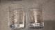 2 Waterford Crystal HTF Spirit of America Flags Double Old Fashioned Glasses EX