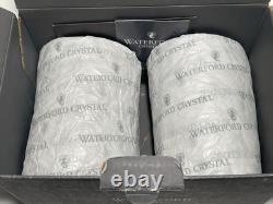 2 Waterford Crystal Lismore Ruby Red Double Old Fashioned Tumbler Glasses 4 3/8