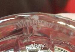 2 Waterford Crystal Millennium Series PEACE Double Old Fashioned Whiskey Glasses