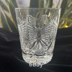 2 Waterford Crystal Millennium Whiskey Double Old Fashioned Happiness Glasses