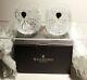 2 Waterford Crystal Seahorse Double Old Fashioned Tumbler Glasses Ireland In Box