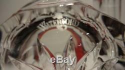 2 Waterford Crystal Simply Red Double Old Fashioned Glasses 4 1/4