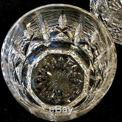 2 Waterford Crystal West Hampton Double Old Fashioned Tumbler Glasses