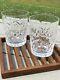 2 Waterford Lismore Double Old Fashioned Cut Crystal Glass Rocks Tumblers 12 oz