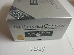 2 Waterford Millennium Collection Toasting Double Old Fashioned Tumblers Box