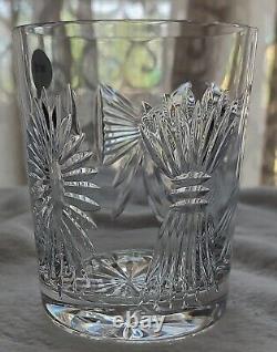 2 Waterford Millennium Double Old Fashioned Glasses-5 Toasts-NIB