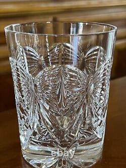 2 Waterford Millennium Happiness Series Double Old Fashioned Drinking Glass