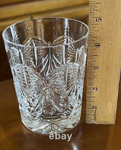 2 Waterford Millennium Happiness Series Double Old Fashioned Drinking Glass