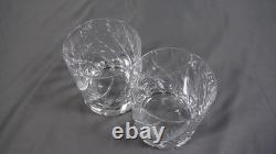 2 x Mikasa Crystal Olympus Double Old Fashioned / Rocks Glasses 3 7/8