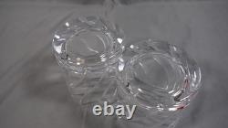 2 x Mikasa Crystal Olympus Double Old Fashioned / Rocks Glasses 3 7/8