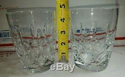 2x Waterford Crystal KILDARE Double Old Fashioned Tumbler Glasses 4.5, 4 1/2