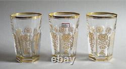 3 Baccarat Harcourt Empire Double Old Fashioned Tumblers