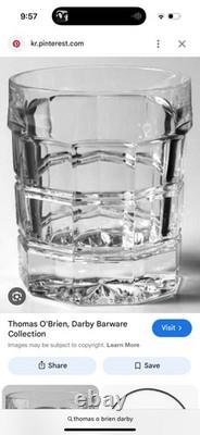 3 Boxes (12 Total) NOS Thomas O'Brien DARBY Double Old Fashioned Whiskey Glasses