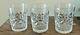 3 Elegant Waterford Crystal Lismore 4 3/8 Double Old Fashioned Tumblers. Signed