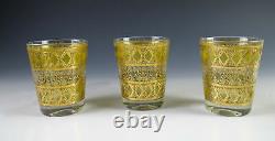 3 MCM West Virginia Glass Specialty Rainier 16 oz Double Old Fashioned 4.5 Tall