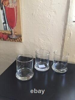 3 Milano Double Old Fashion glasses by Arte Italica in New Condition