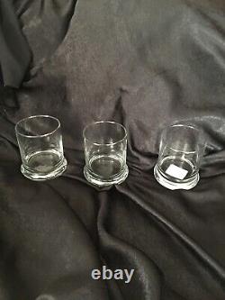 3 Milano Double Old Fashion glasses by Arte Italica in New Condition