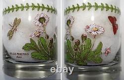 3 Mint Portmeirion BOTANIC GARDEN Double Old-Fashioned Glasses, 12 oz