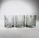 3 Ralph Lauren Crystal Safari Double Old Fashioned Glasses Lion Crest