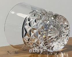 3 Rare Vintage Webb Crystal double old fashioned whiskey Glasses DISCONTINUED