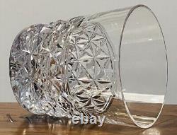 3 Rare Vintage Webb Crystal double old fashioned whiskey Glasses DISCONTINUED