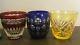 3 Signed Faberge Double Old Fashioned Rocks Whiskey Glasses Highball