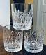 3 Vintage Waterford Brookside Double Old Fashioned Straight Side Whiskey Glasses