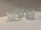 3 WATERFORD Crystal Double Old Fashioned Glasses Ballyshannon Kylemore Lismore