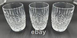 3 Waterford Ballybay 4 3/8 Double Old Fashioned Glass Tumbler