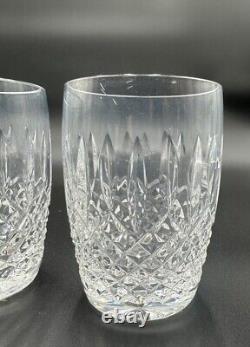 3 Waterford Ballybay 4 3/8 Double Old Fashioned Glass Tumbler